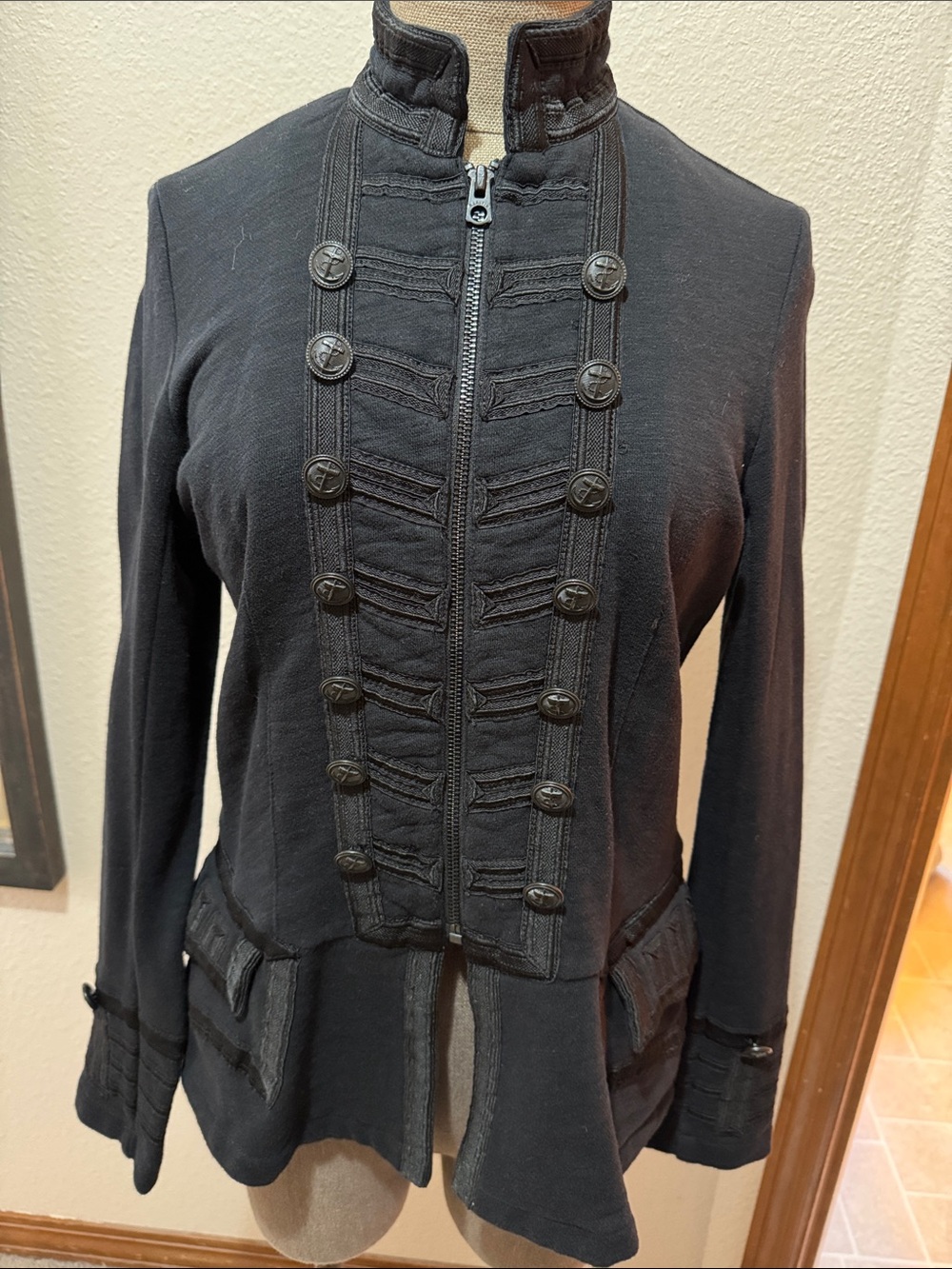 Denim & Supply Ralph Lauren Black Military-Inspired Women's Jacket